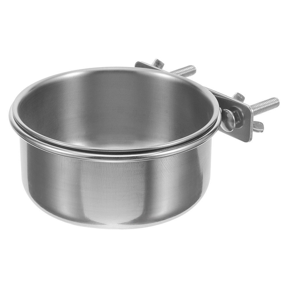 Food Storage Non Toxic - Robuuste roestvrijstalen voerbak voor papegaaien met
