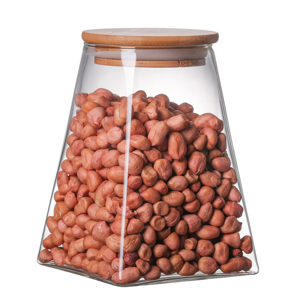 Food Storage Essentials - Glazen Graankorrel Opslagtank Luchtdichte Gesloten Pot