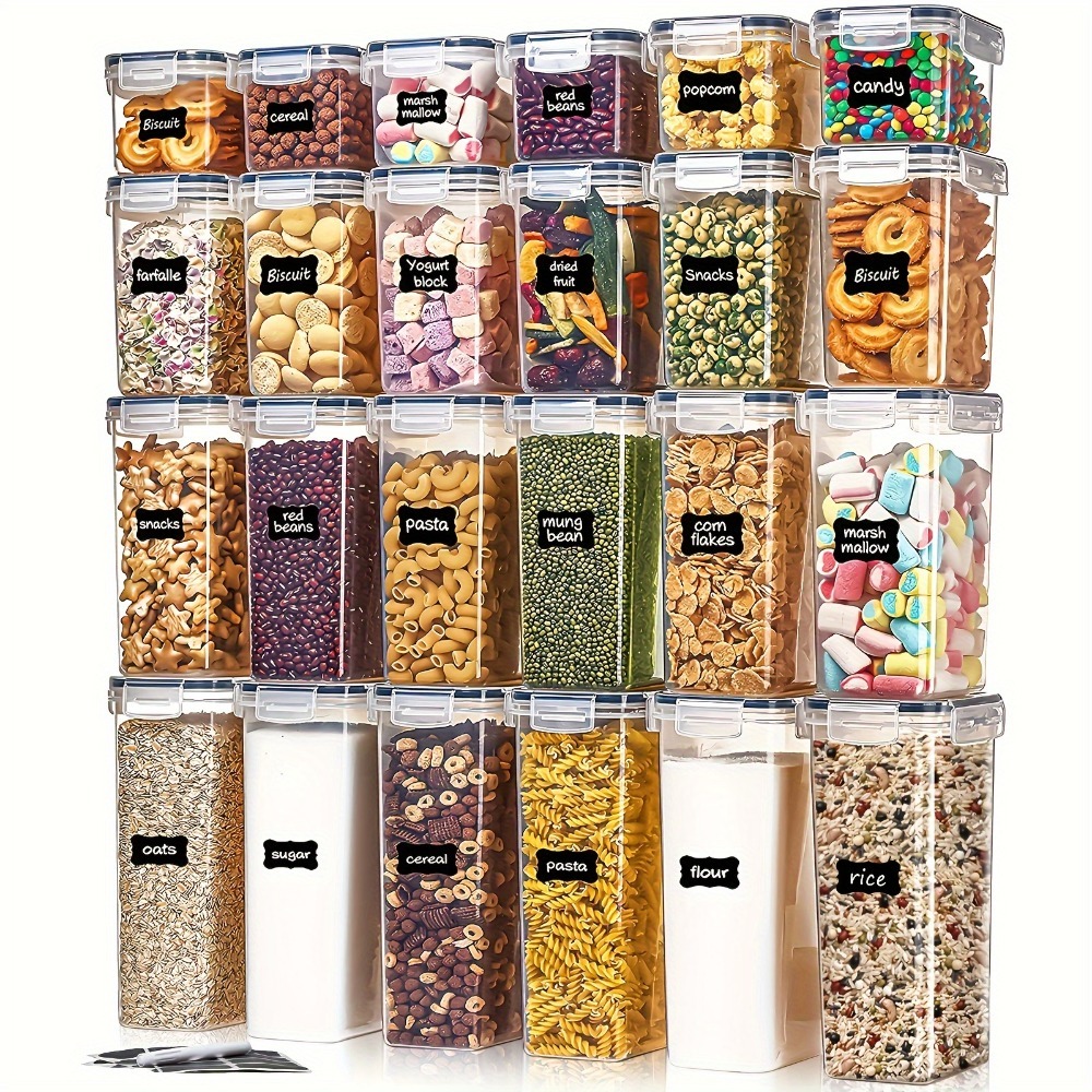 Food Storage Oven Safe - 24 Stuks Voedsel Opslag Containers 12