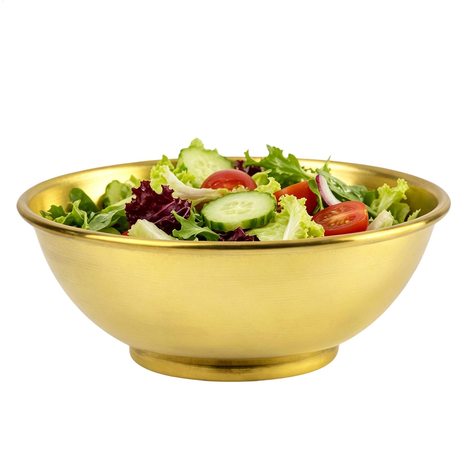 Food Storage Large - Koperen Kom Grote Mengkom Saladeschaal Opslagkom