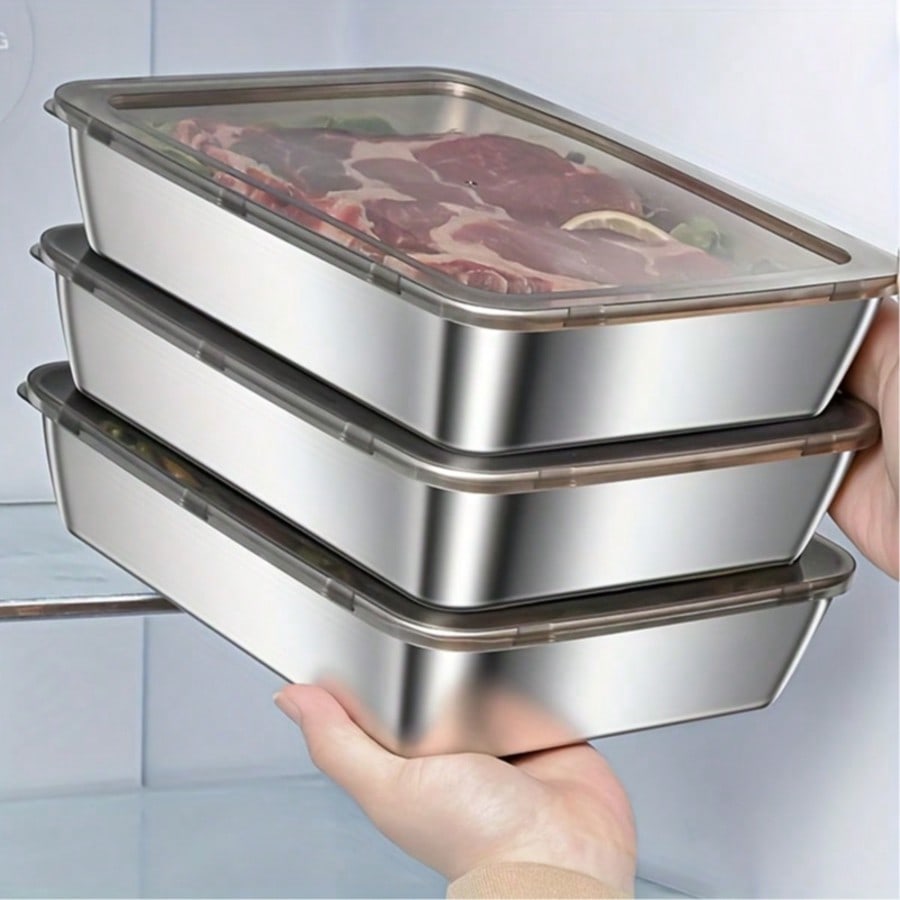 Food Storage Prep Containers - 6-delige (3 dozen + 3 deksels)