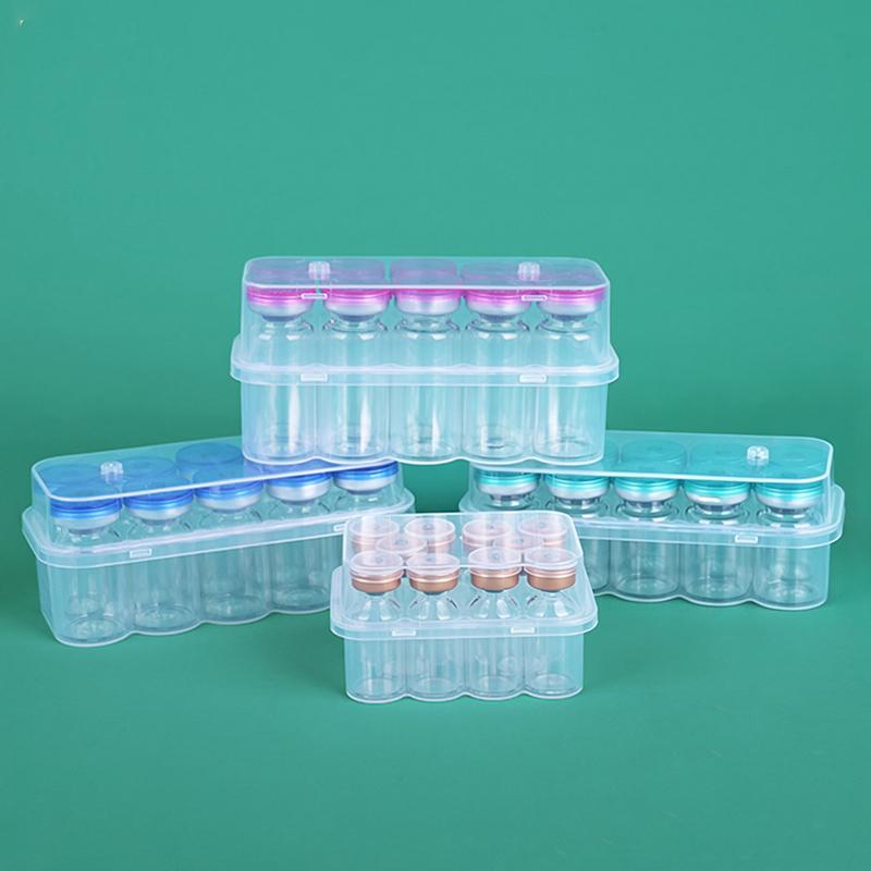 Food Storage For Long Term - Peptide-opbergdoosje Vochtbestendige mini-flesjescontainer Geschikt voor 3/5/7/10/20