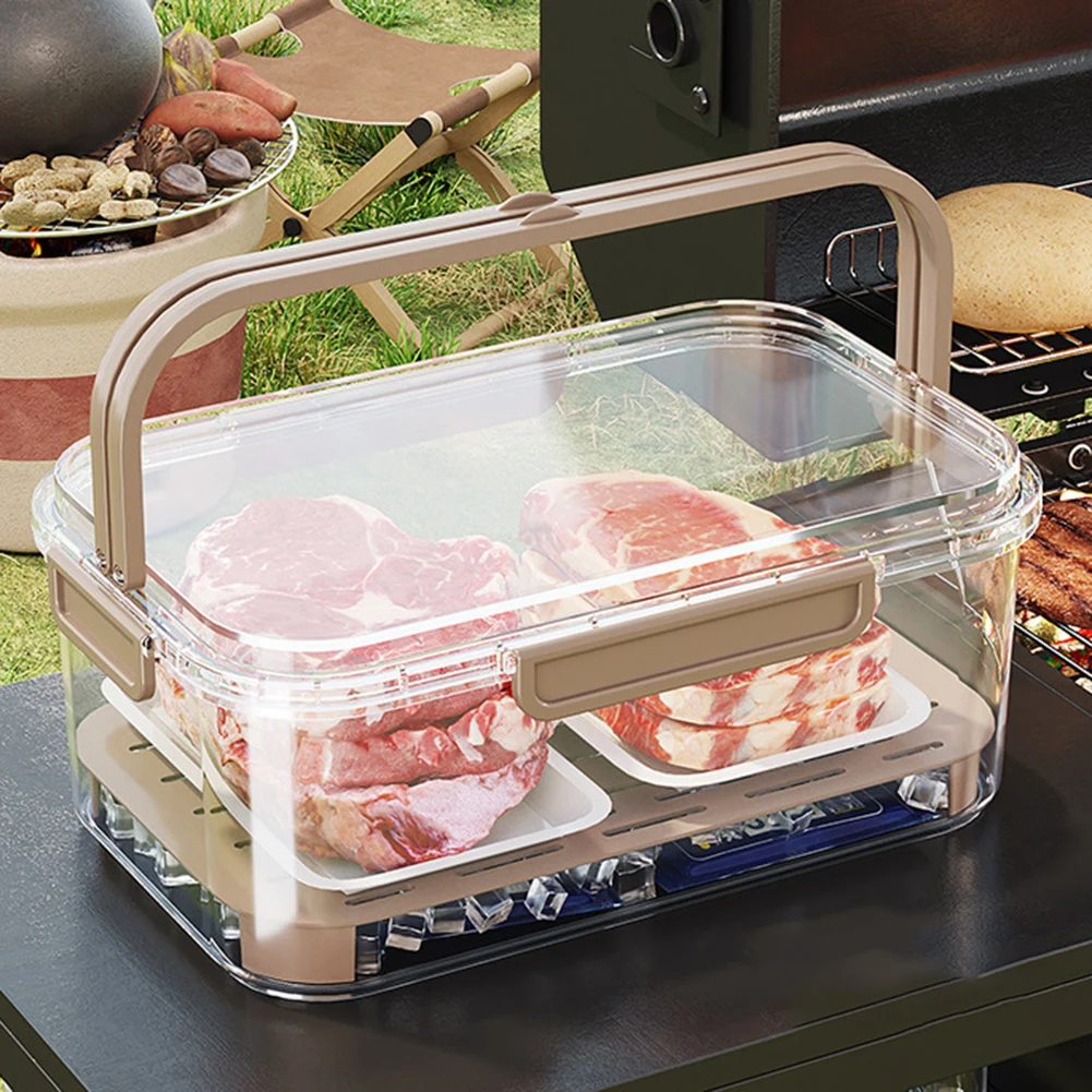 Food Storage Large - Draagbare voedselopslagcontainer Luchtdichte frisheidsdoos met grote
