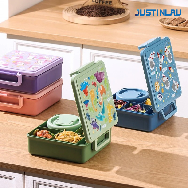 Food Storage Oven Safe - Lunchbox Cartoon Fruitsalade Bento Box met