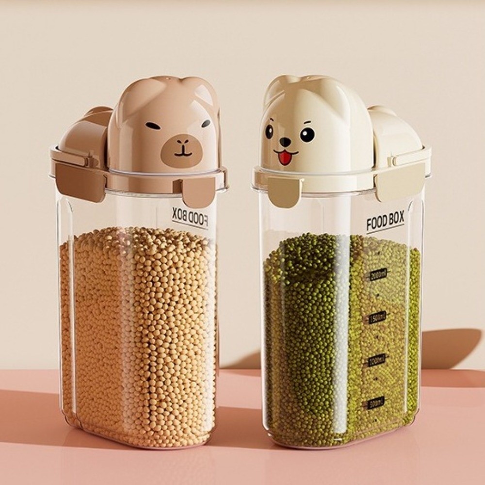 Food Storage Large - Hondenvoeropbergdoos met grote capaciteit Transparante, lekvrije