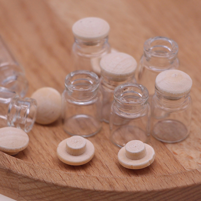 Food Storage For - 4 Stuks 1:12 Poppenhuis Miniatuur Glazen