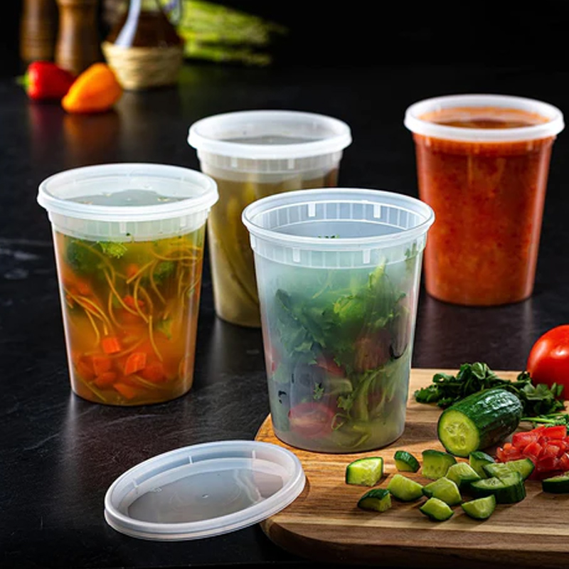 Food Storage Prep Containers - Voedselopslagcontainers Met Deksels Vriezer Opbergcontainer Lunchmaaltijd