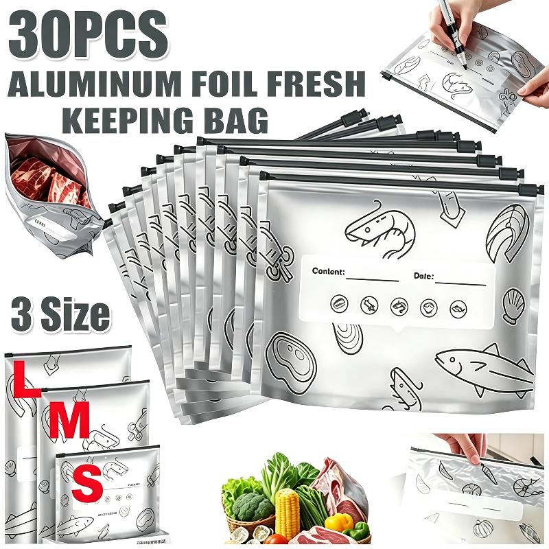 30 stuks aluminiumfolie voedse - Food Storage Non Toxic recensie en prijs