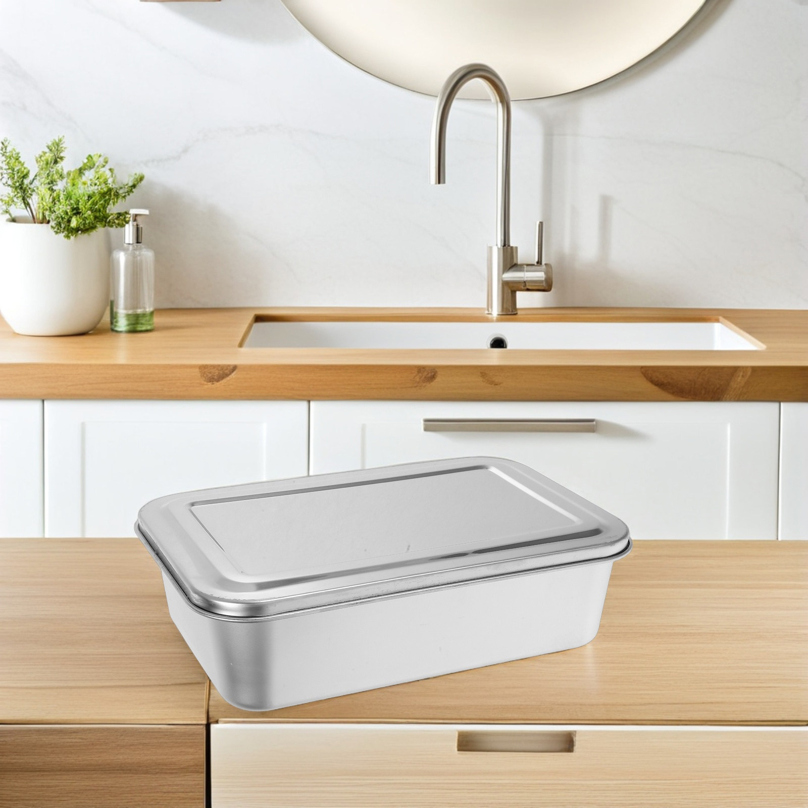 Roestvrijstalen ovenschaal van - Food Storage Stainless Steel recensie en prijs