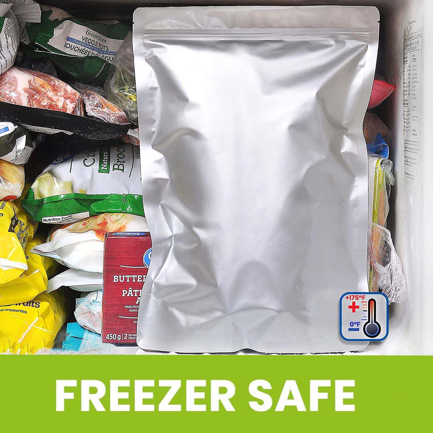 0,25/1/2,5/5 Gallon Zilveren A - Food Storage For Long Term recensie en prijs
