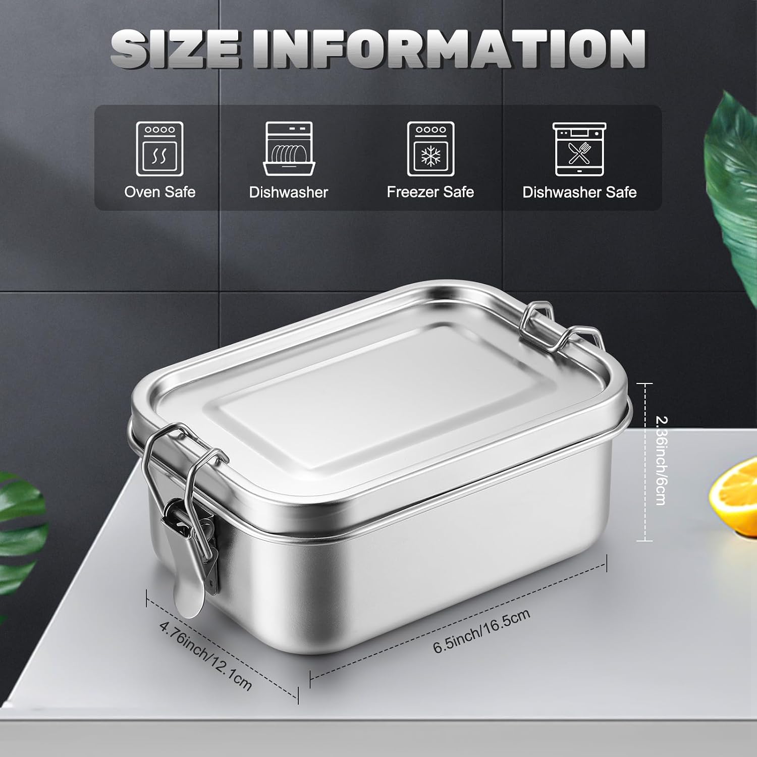 Roestvrijstalen voedselbewaarc - Food Storage Prep Containers recensie en prijs