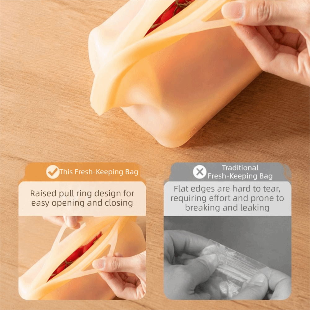 Lekvrije siliconen voedselbewa - Food Storage And Temperature recensie en prijs