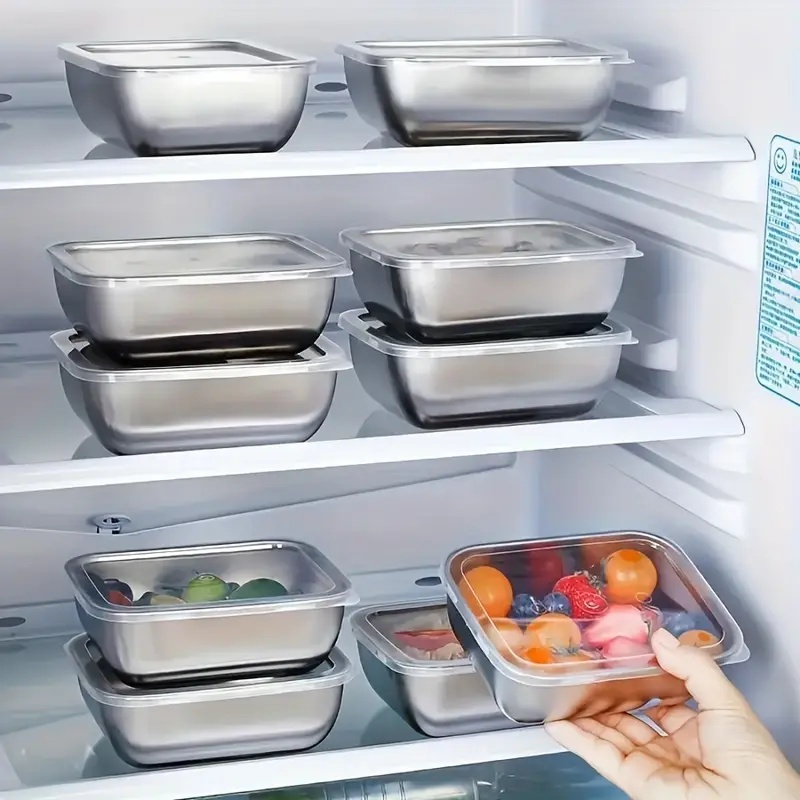 5-delige roestvrijstalen voeds - Food Storage Prep Containers recensie en prijs