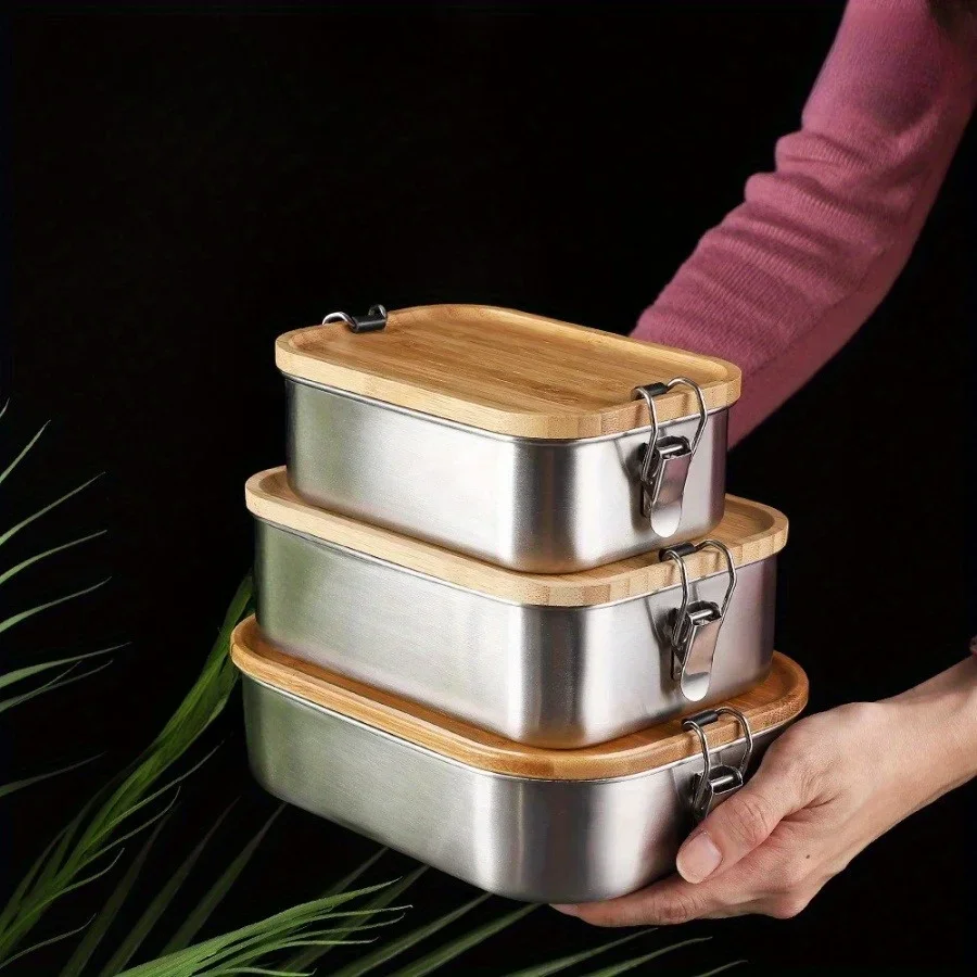 Nieuwe 304 roestvrijstalen lun - Food Storage Oven Safe recensie en prijs