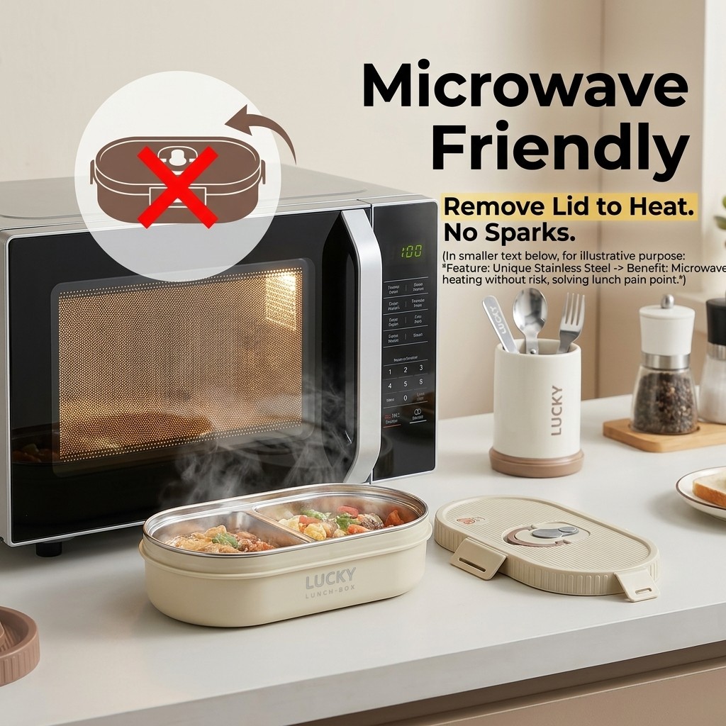 Magnetronbestendige 304 roestv - Food Storage Oven Safe recensie en prijs