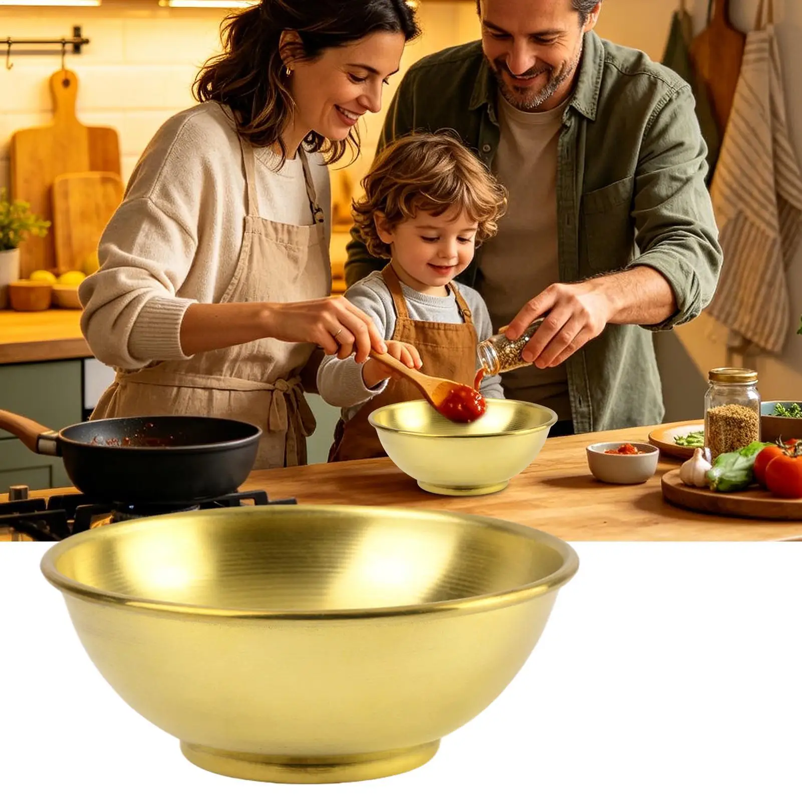 Koperen schaal, grote opbergco - Food Storage Large recensie en prijs