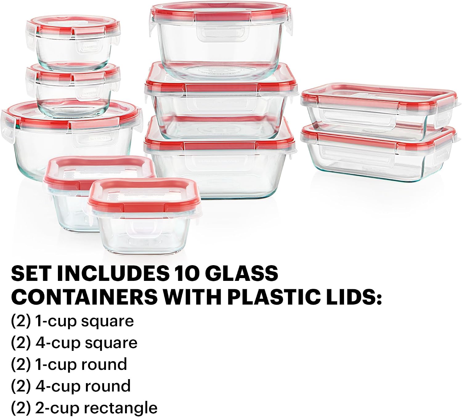 Freshlock (10-delige set) geme - Food Storage Non Toxic recensie en prijs