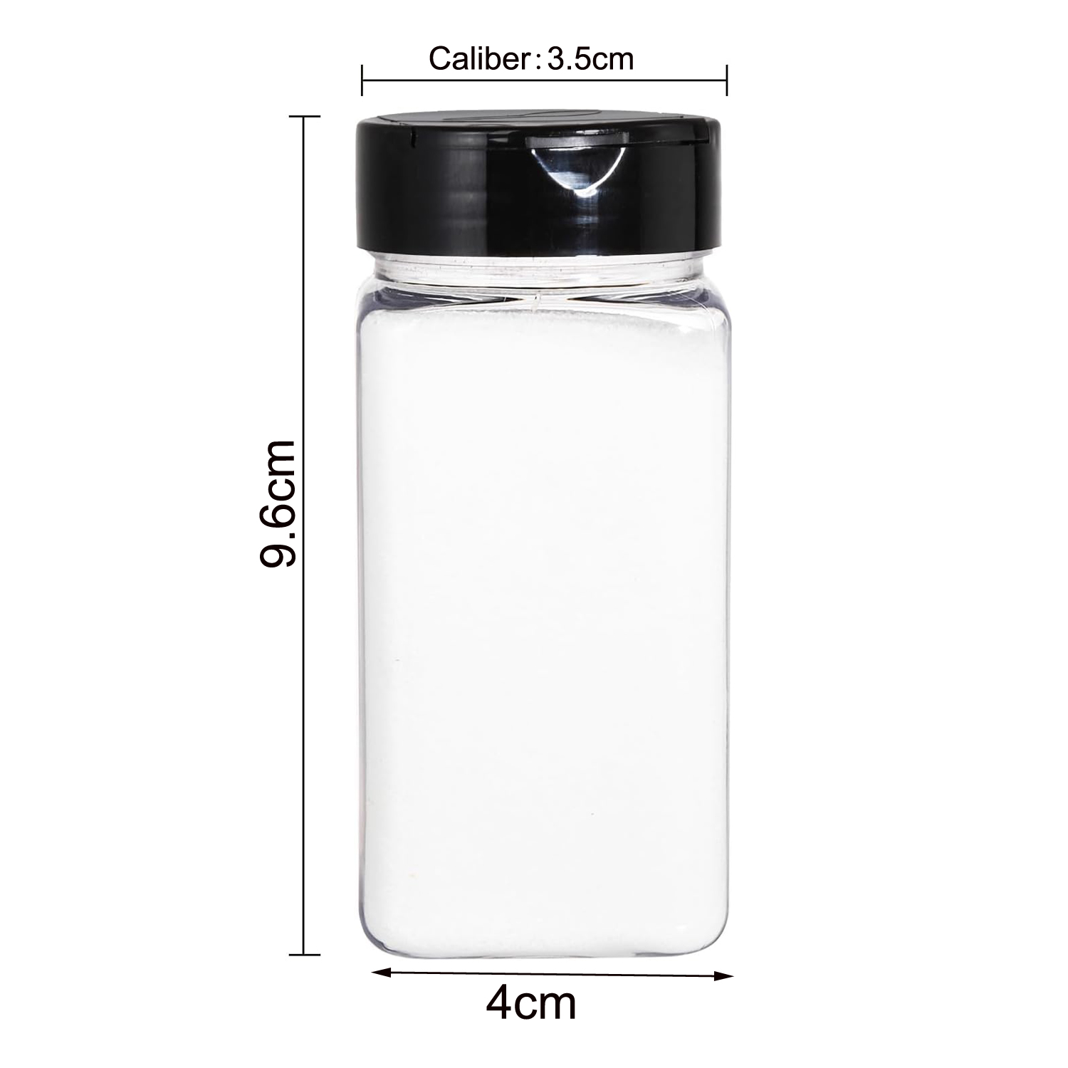 Vierkante grote plastic kruide - Food Storage Large recensie en prijs