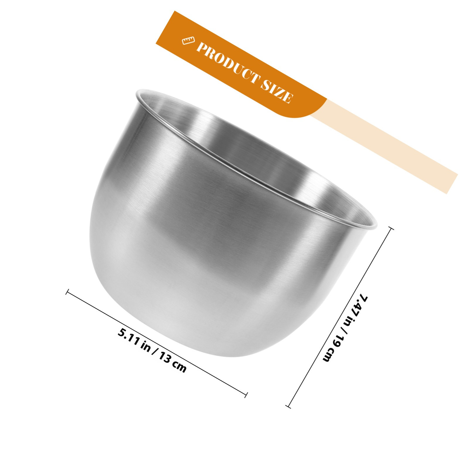 Diepe roestvrijstalen mengkom, - Food Storage Stainless Steel recensie en prijs