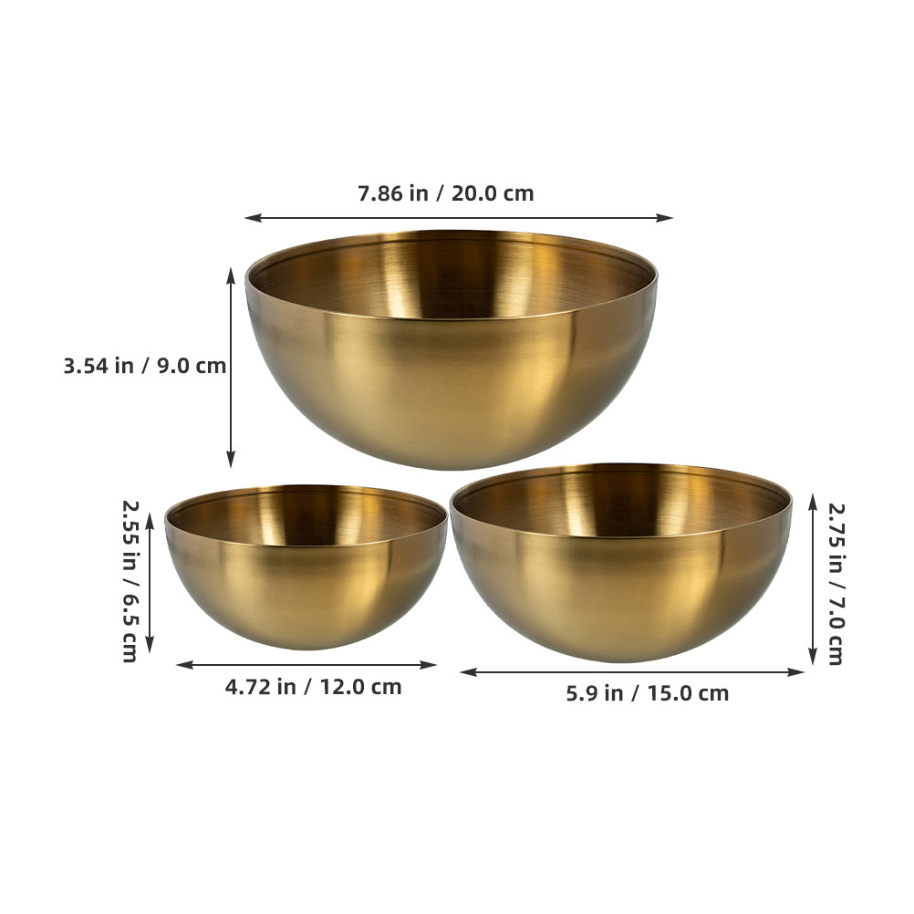 3-delige roestvrijstalen salad - Food Storage Stainless Steel recensie en prijs